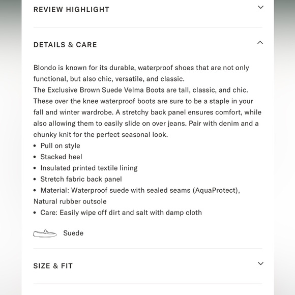 NEW $230 Blondo x Tuckernuck Velma Brown suede OTK riding boot women size - Picture 9 of 9